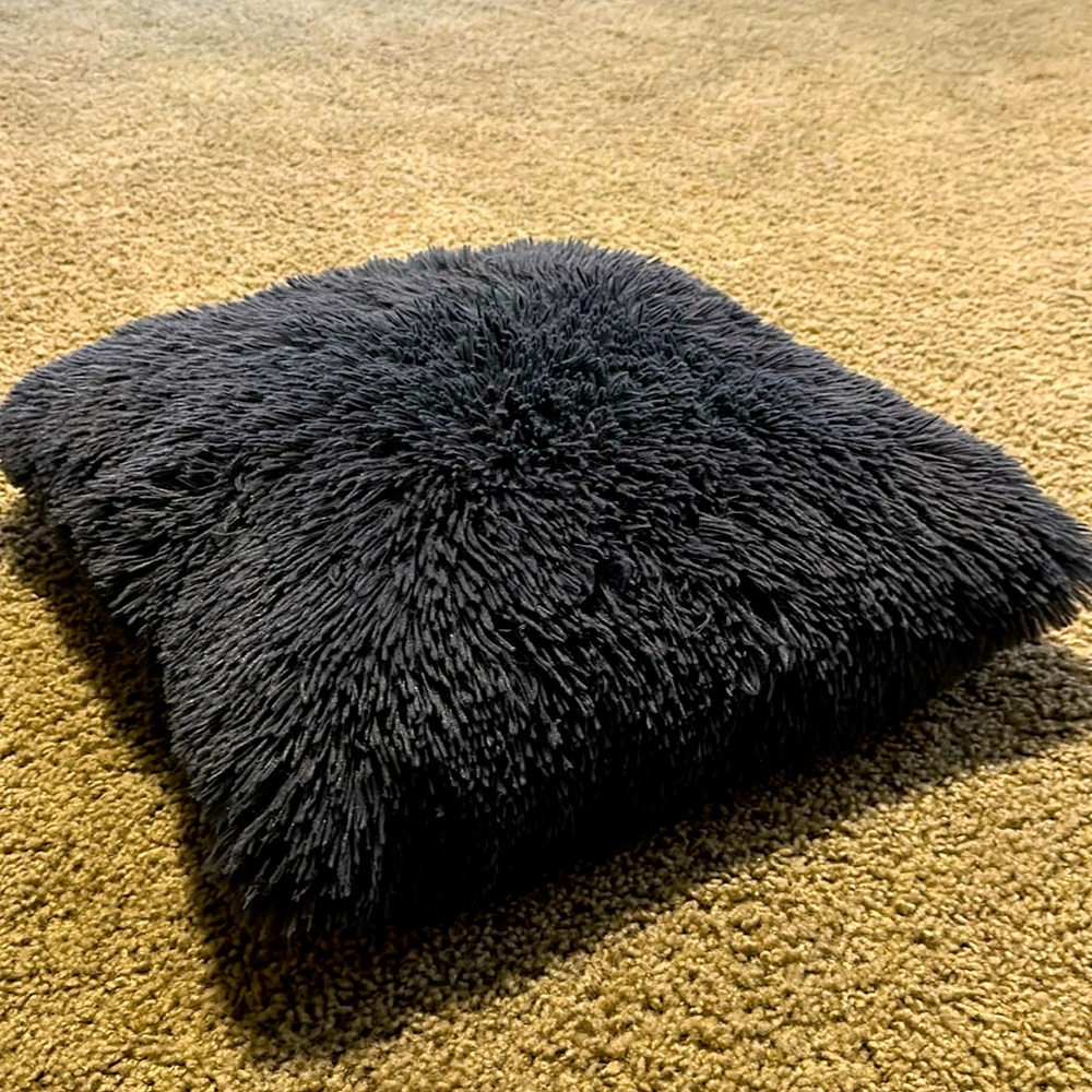 Purple Shag Throw/Accent Pillow